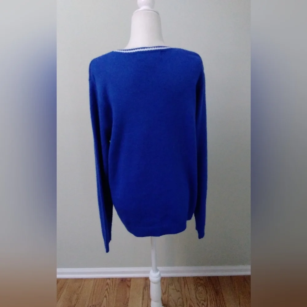 Jolly Sweaters Ugly Christmas Party Reindeer Sweater Pullover - Picture 5 of 5